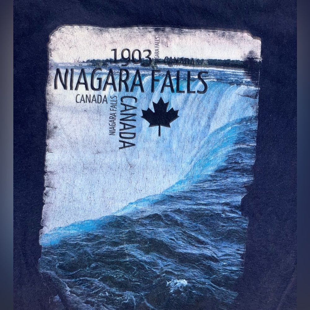 Niagara Falls Navy Blue Men’s Medium T-Shirt